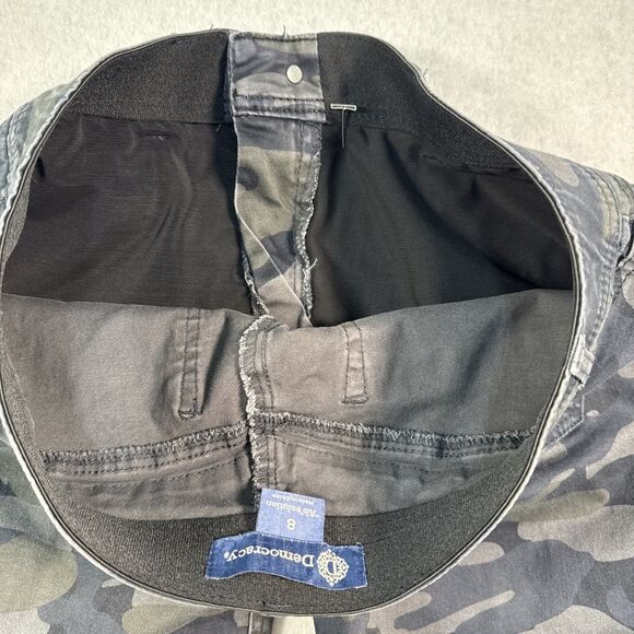 Democracy AB Solution Jeans Women's Size 8 Gray Black Camo Army Urban Grunge - Picture 10 of 10